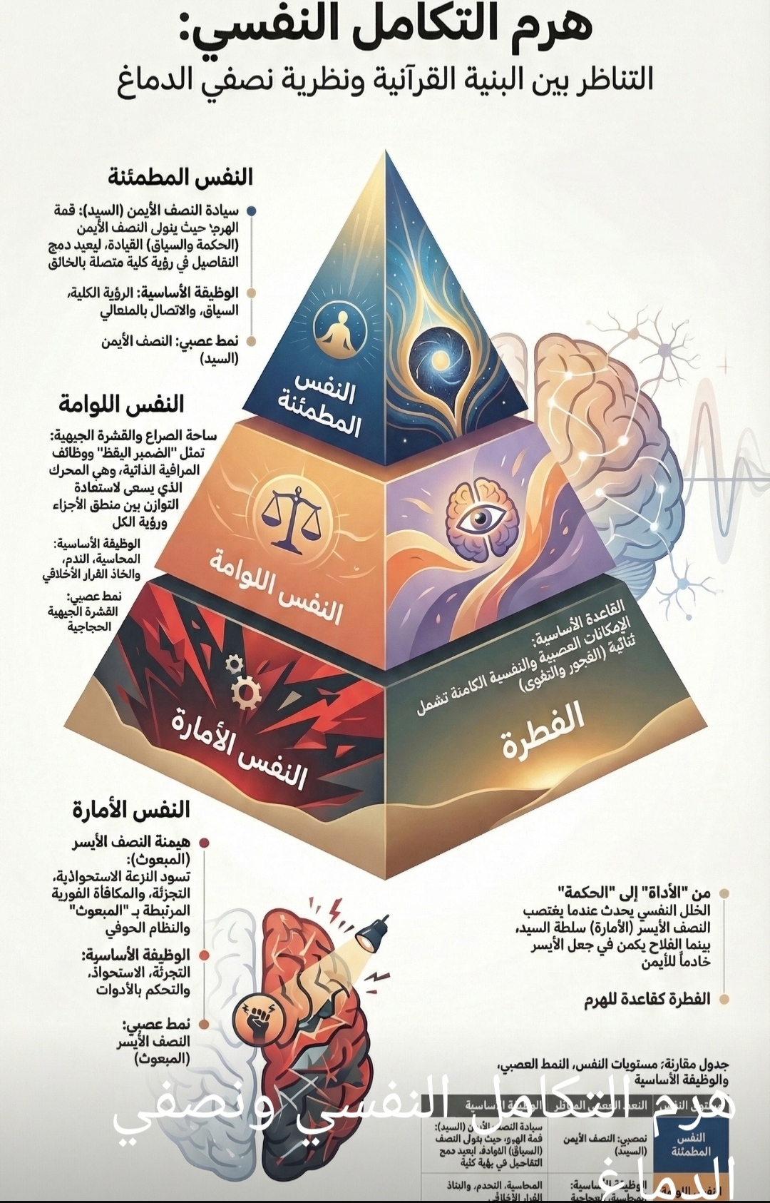 هندسة الوحي وهندسة النفس: الأضلاع الثمانية والآية الثامنة في ضوء علم النفس الاستخلافي